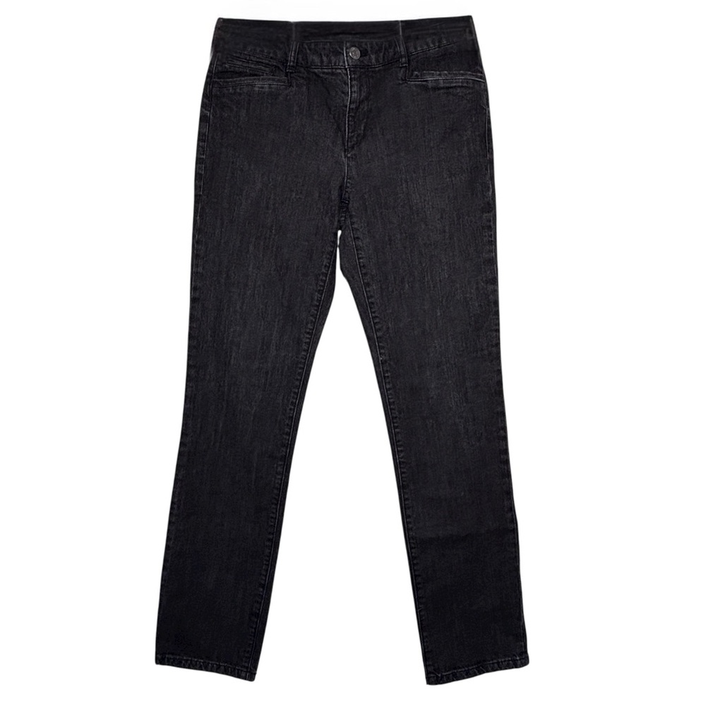 Lauren Jeans Co.Ralph Lauren Women's Black Mid Rise Straight Leg Jeans Size 4